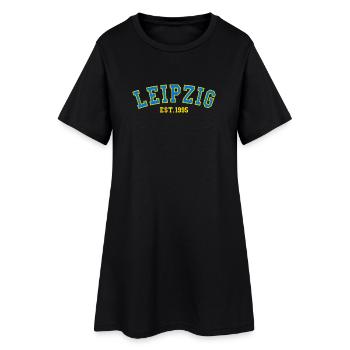 Leipzig Est. 1995 - Women’s T-Shirt Dress - black - Front
