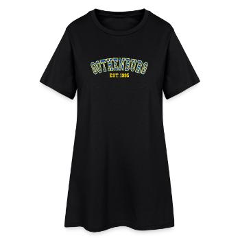 Aéroport de Göteborg 1995 - Robe T-shirt Femme - noir - Devant