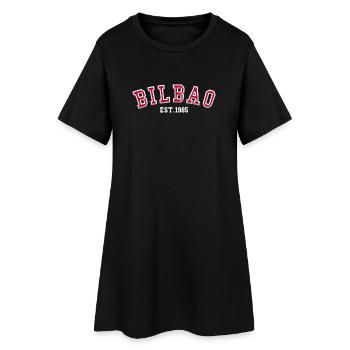 Bilbao Est. 1985 - Robe T-shirt Femme - noir - Devant