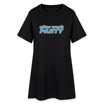 SOIRÉE AFTER WORK - Robe T-shirt Femme - noir - Devant