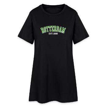 Rotterdam gegründet 2006 - Frauen T-Shirt-Kleid - Schwarz - Vorne