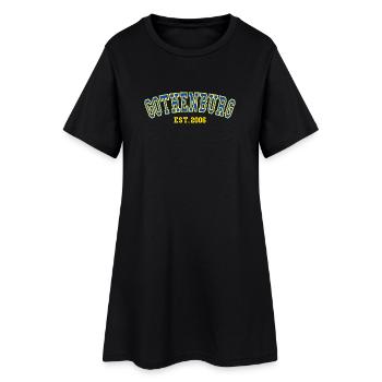 Göteborg fondé en 2006 - Robe T-shirt Femme - noir - Devant