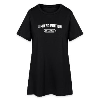 Limited Edition 2003 Birthday - Women’s T-Shirt Dress - black - Front