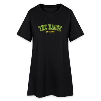 La Haye fondée en 2006 - Robe T-shirt Femme - noir - Devant