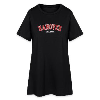 Hannover gegründet 1996 - Frauen T-Shirt-Kleid - Schwarz - Vorne