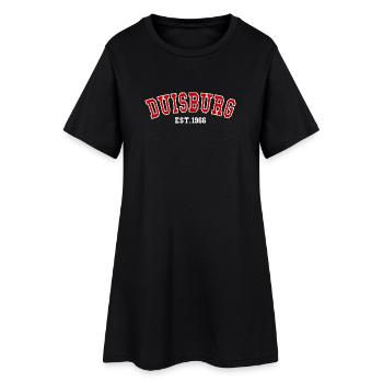 Duisburg gegründet 1966 - Frauen T-Shirt-Kleid - Schwarz - Vorne