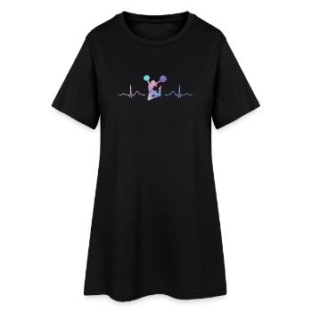 Cheerpom pom girls Mom Cheerleading - Robe T-shirt Femme - noir - Devant