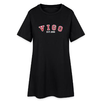 Vigo Est. 2006 - Women’s T-Shirt Dress - black - Front