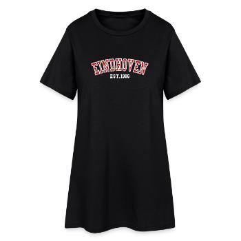 Eindhoven fondée en 1986 - Robe T-shirt Femme - noir - Devant