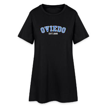 Oviedo Fondé en 2006 - Robe T-shirt Femme - noir - Devant