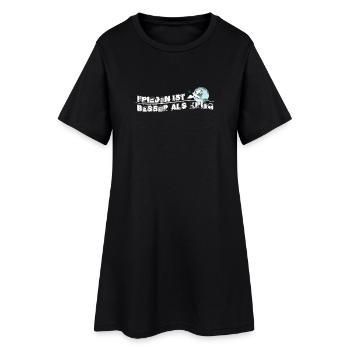 Mieux vaut la paix que la guerre | La paix, c’est mieux - Robe T-shirt Femme - noir - Devant
