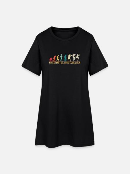 Arts martiaux mixtes Evolution Design - Robe T-shirt Femme - noir
