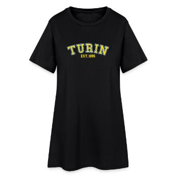 Turin Est.1995 - Robe T-shirt Femme - noir - Devant