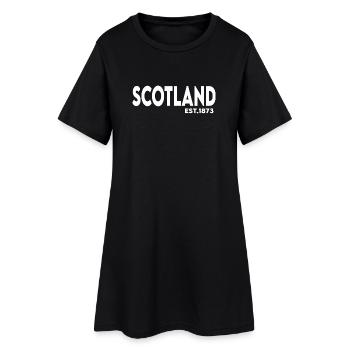 no_scotland_no_party - Frauen T-Shirt-Kleid - Schwarz - Vorne