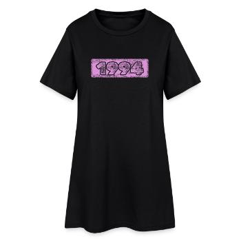 Year 1994 - Women’s T-Shirt Dress - black - Front