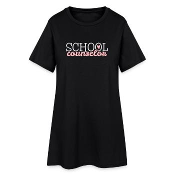 Conseiller scolaire Conseiller d’orientation professionnelle - Robe T-shirt Femme - noir - Devant