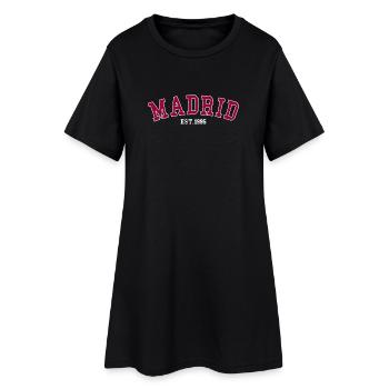 Madrid_Est_1995 - Robe T-shirt Femme - noir - Devant
