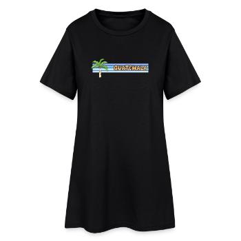 Geschenk für Guatemala - Frauen T-Shirt-Kleid - Schwarz - Vorne