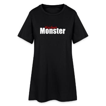 Kuchenmonster Feinschmecker Schlemmer Vielfraß - Frauen T-Shirt-Kleid - Schwarz - Vorne