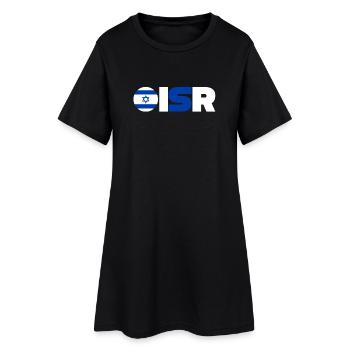 Israël - Robe T-shirt Femme - noir - Devant