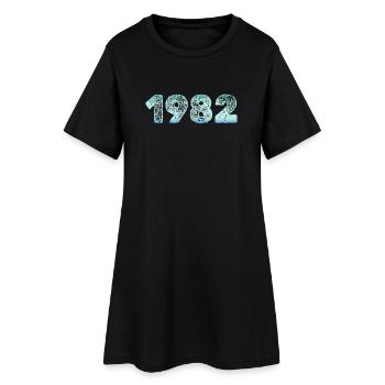 Grunge Naissance 1982 - Robe T-shirt Femme - noir - Devant