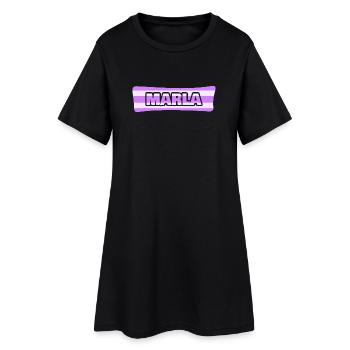 Marla en tant que mariage - Robe T-shirt Femme - noir - Devant