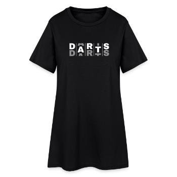 Dart,DARTS - Women’s T-Shirt Dress - black - Front