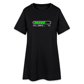 Still Loading – Patience Gamer - BLC - Robe T-shirt Femme - noir - Devant