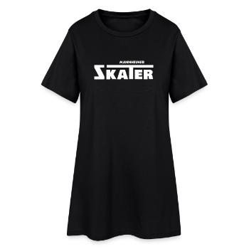 Mannheimer Skater, / Mannheim, skating - Frauen T-Shirt-Kleid - Schwarz - Vorne