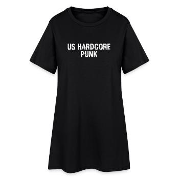 Punk hardcore américain - Robe T-shirt Femme - noir - Devant
