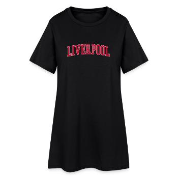 Liverpool Royaume-Uni - Robe T-shirt Femme - noir - Devant