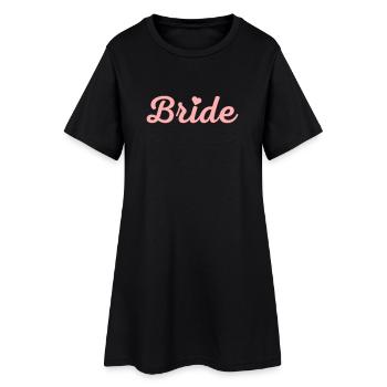 Équipe Bride ! Personnalisable - Robe T-shirt Femme - noir - Devant