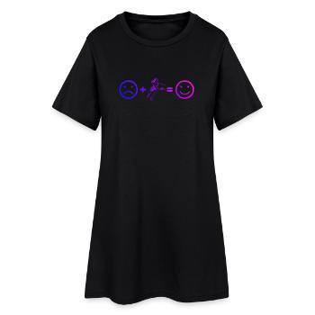 Conception de scène de pickleball pour les fans de joueurs de pickleball - Robe T-shirt Femme - noir - Devant