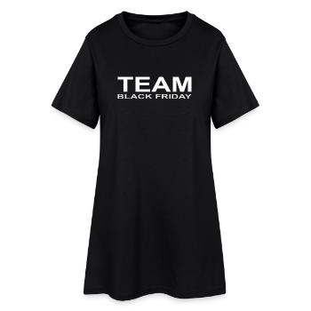 Team black friday - Robe T-shirt Femme - noir - Devant