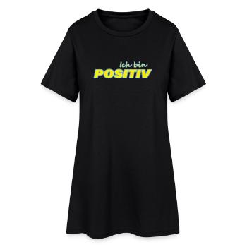 POSITIVE - Women’s T-Shirt Dress - black - Front