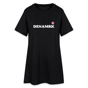 Danemark - Robe T-shirt Femme - noir - Devant