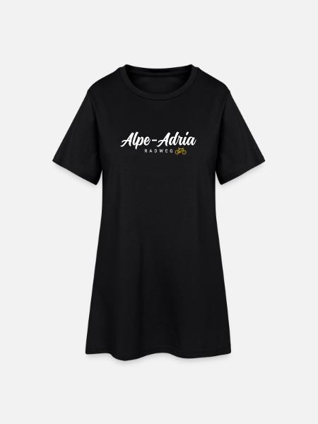 Alpe Adria Cycle Path - Women’s T-Shirt Dress - black