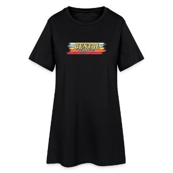 Graphique rétro d’hygiéniste dentaire - Robe T-shirt Femme - noir - Devant