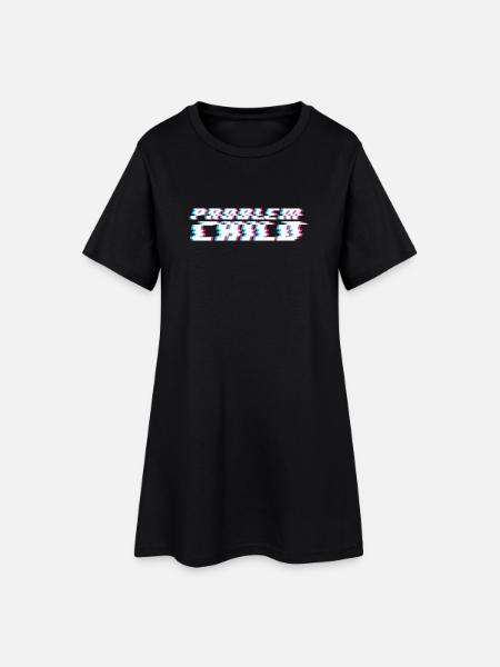 Enfant à problèmes - Robe T-shirt Femme - noir