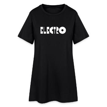 Electro music - Women’s T-Shirt Dress - black - Front