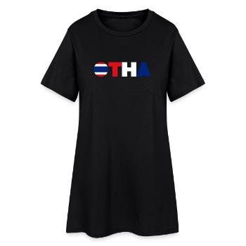 Thaïlande - Robe T-shirt Femme - noir - Devant