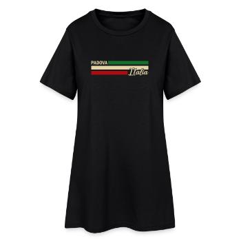 Italia - Padova - Italien - Italy - Robe T-shirt Femme - noir - Devant