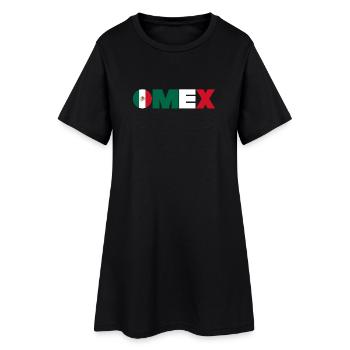 MÉXIQUE - Robe T-shirt Femme - noir - Devant