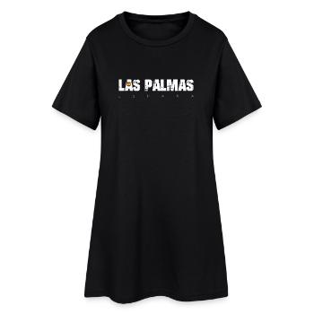 Lueur côtière de Las Palmas - Robe T-shirt Femme - noir - Devant