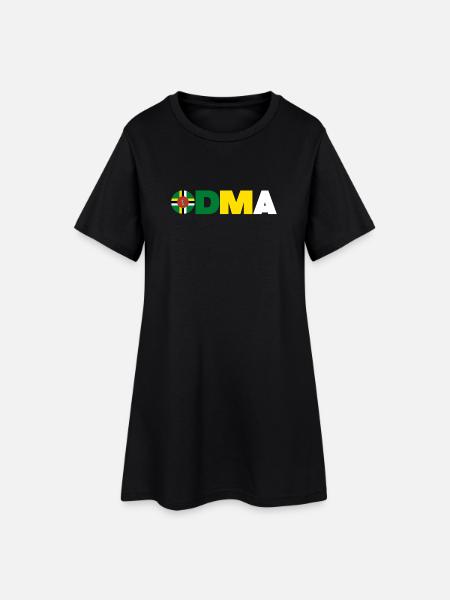 Dominique - Robe T-shirt Femme - noir