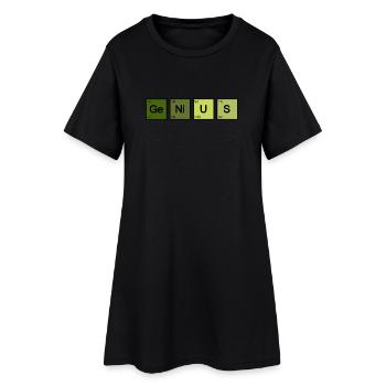 Genius Nerd Geek - Robe T-shirt Femme - noir - Devant