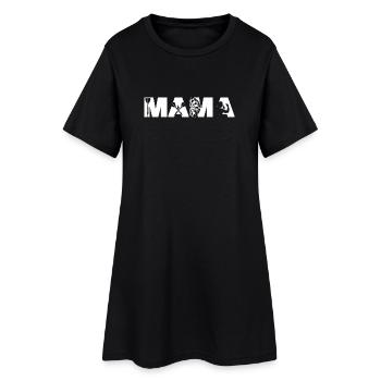 Dart Master Retro Sunset Pub Sports Board - Frauen T-Shirt-Kleid - Schwarz - Vorne