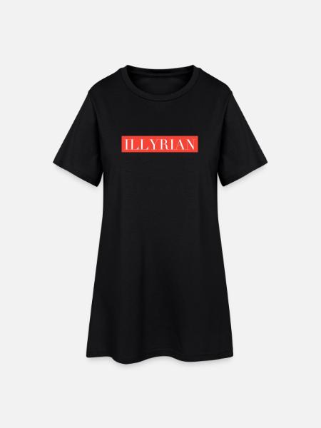 Illyrian - Robe T-shirt Femme - noir