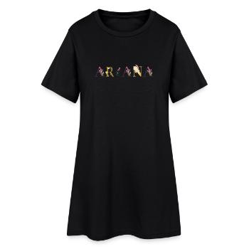 Ariana - Robe T-shirt Femme - noir - Devant