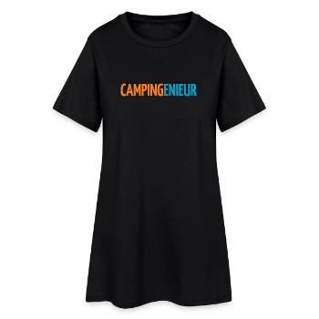 Camping Cool Funny Sayings humour ingénieur Fan - Robe T-shirt Femme - noir - Devant